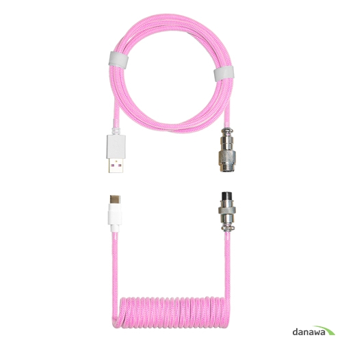 쿨러마스터  코일형 C타입 항공 케이블 KB-CMZ1