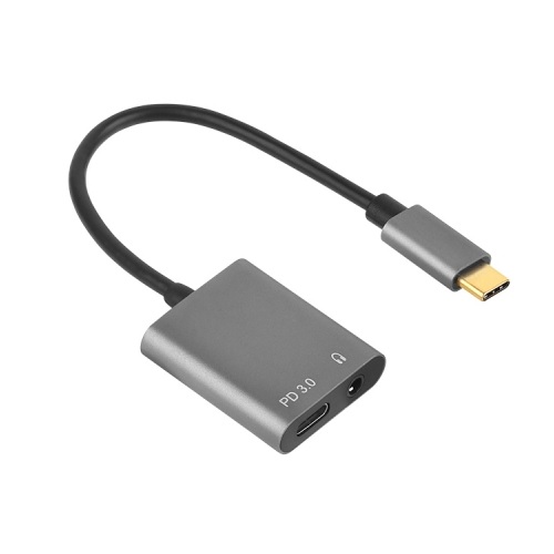 강원전자 NETmate Type C to 3.5mm+PD 듀얼 젠더