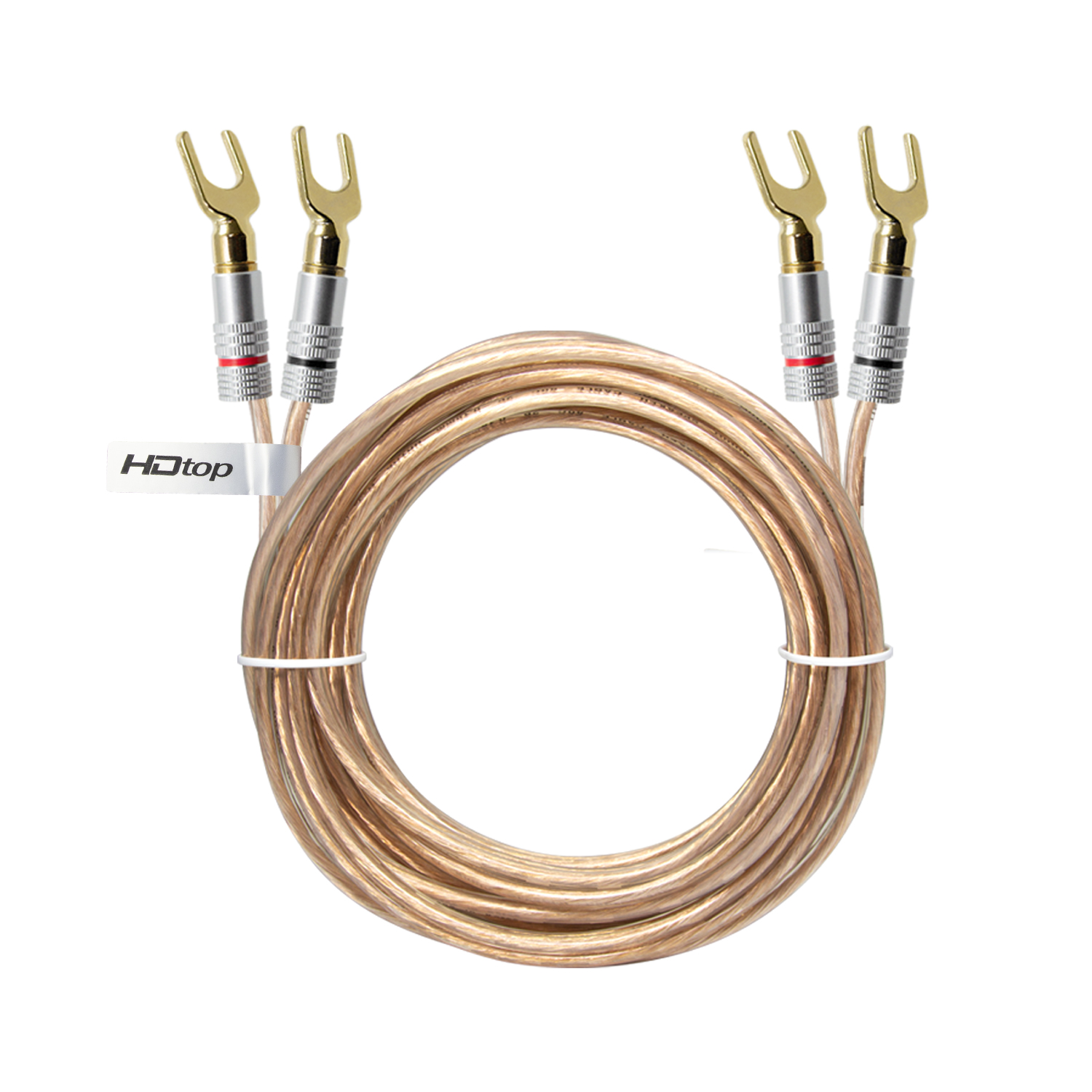 HDTOP  국산 말굽 단자 GGUK 80C 스피커케이블