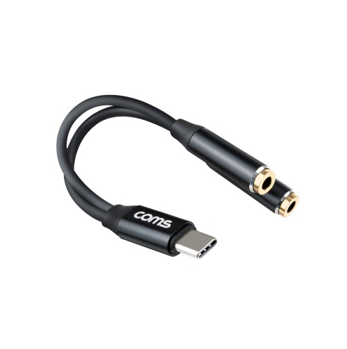 라이트컴 Coms GS110 Type C to 3.5mm AUX 2분배 젠더