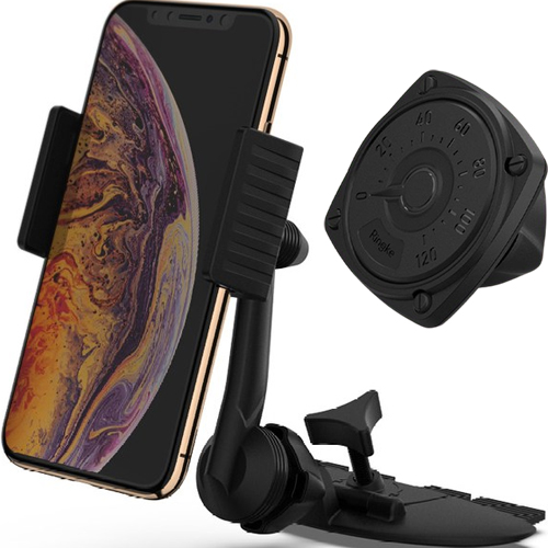 리어스 링케 2in1 파워클립 윙 CD슬롯형 차량 거치대