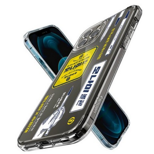 아이폰12 프로 맥스 슈피겐X모나미 레트로 한정판 콜라보 패키지 케이스