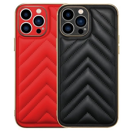 베락스  아이폰13 프로 프리미어 마몽드 골드라인 가죽 케이스