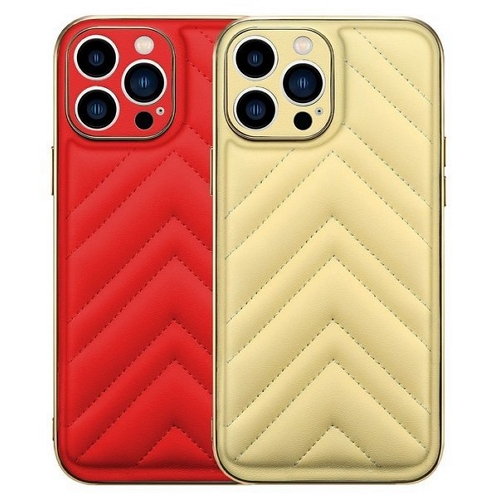 베락스  아이폰13 프로 맥스 프리미어 마몽드 골드라인 가죽 케이스