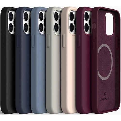 신지모루  아이폰12 미니 맥세이프 소프트 그립 실리콘 컬러 케이스