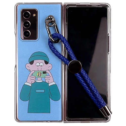 알럽스킨  갤럭시Z 폴드2 셀피 스트랩 클리어 커버