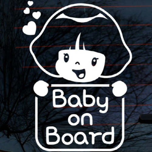 뭉키월드  자동차 스티커3 로이 간판 baby on board LSC-297