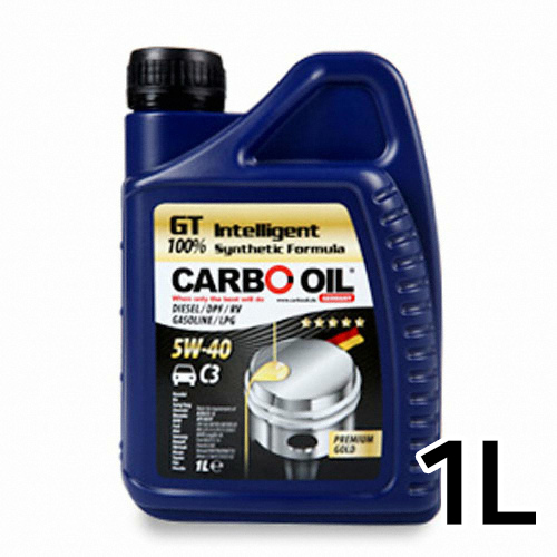 카보오일  GT 프리미엄 골드 5W40 1L