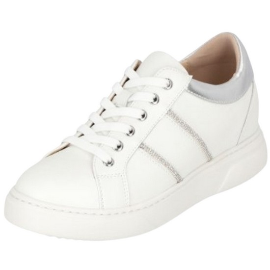 닥스 여성 소가죽 글리터 라인 키높이 스니커즈_LCWS10M313