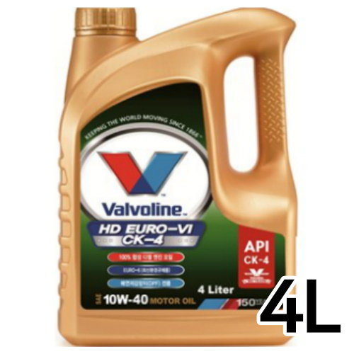 발보린  HD 유로6 CK-4 10W40 4L
