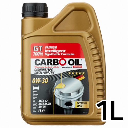 카보오일  GT 프리미엄 인텔리전트 프리미엄 골드 0W30 1L