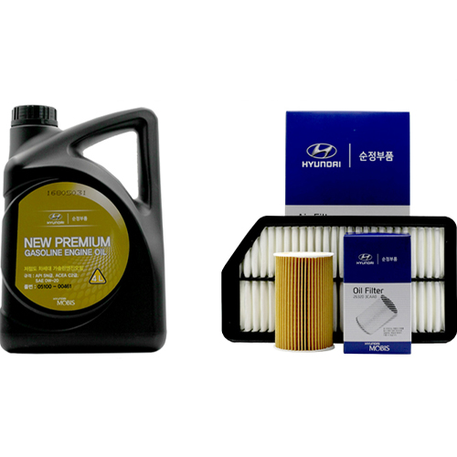 현대모비스  뉴프리미엄 0W20 + 순정필터 더뉴아반떼AD 가솔린