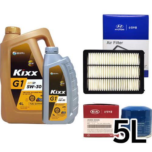 GS칼텍스 KIXX G1 5W30 + 순정필터 더뉴쏘렌토 가솔린터보