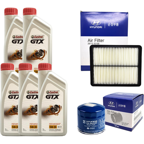 캐스트롤  GTX 5W30 + 순정필터 YF쏘나타 2.4 가솔린