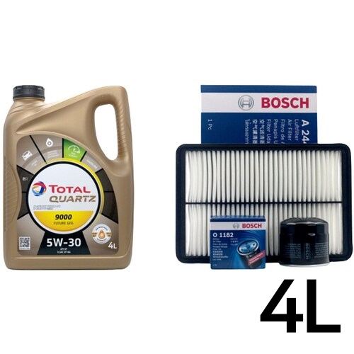 토탈  쿼츠 9000 퓨쳐 GF-6 5W30 4L + 보쉬필터 포르테 가솔린
