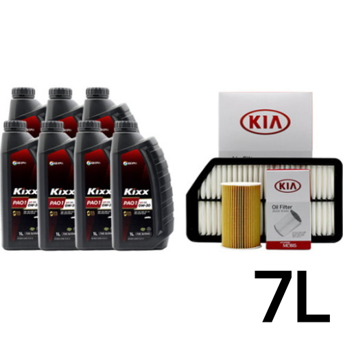 GS칼텍스 KIXX 파오1 0W30 7L + 순정필터 더뉴쏘렌토 디젤