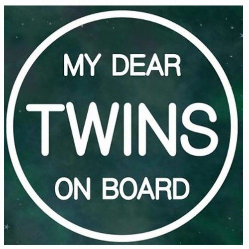 스튜디오치치카포 심플 원형 MY DEAR TWINS ON BOARD 스티커 - 에누리 가격비교