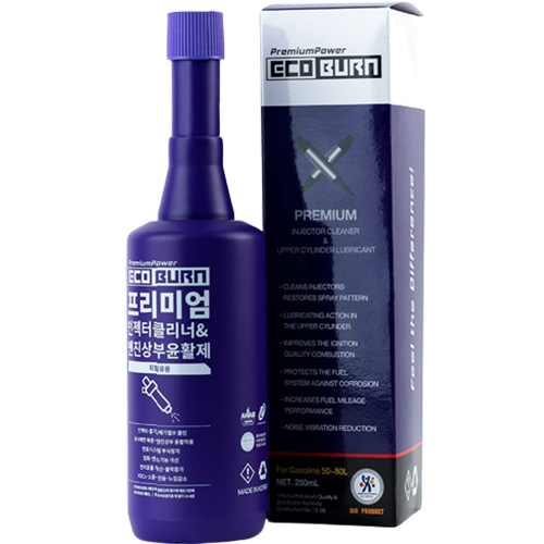 에코번  프리미엄 인젝터클리너 앤 엔진상부윤활제 휘발유용 250ml