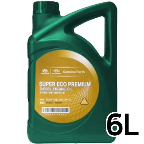 현대모비스  슈퍼 에코 프리미엄 디젤 0W20 6L
