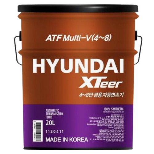 현대오일뱅크  엑스티어 ATF 멀티 4단-8단 자동미션오일 20L