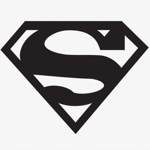 티커벨  슈퍼맨 데칼스티커