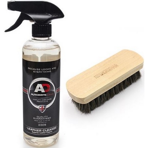 오토브라이트다이렉트  AD 레더클린즈 가죽세정제 500ml + 가죽브러쉬