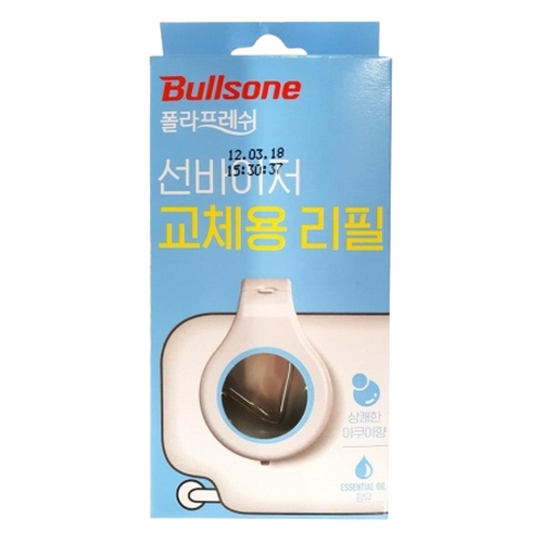 불스원  폴라프레쉬 선바이저 방향제 교체용 리필 상쾌한 아쿠아향