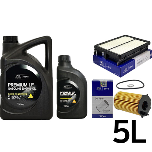 현대모비스  프리미엄LF 5W20 5L + 순정필터 그랜져TG 2.7 가솔린