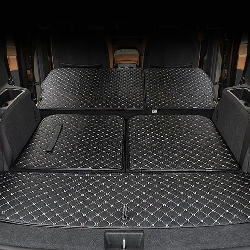 아이칸  퀄팅 가죽 트렁크매트 현대 코나 전용