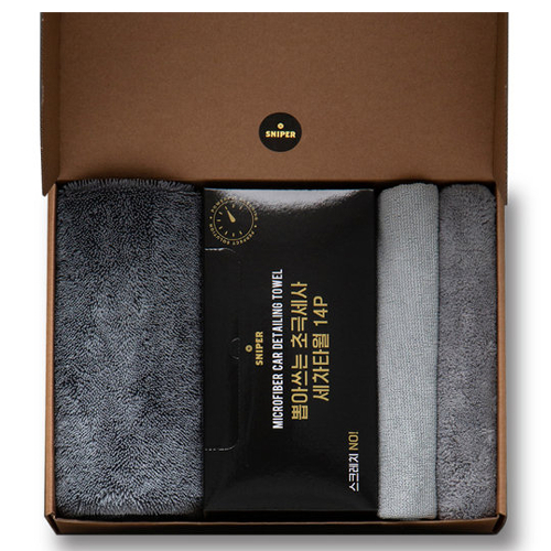 쓱싹  스나이퍼 세차타월 스타트 4종세트