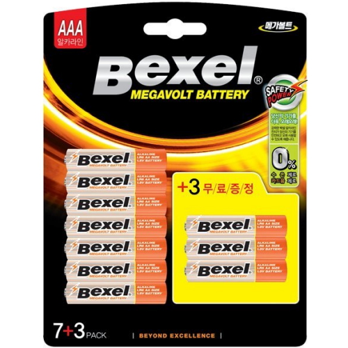 벡셀  메가볼트 알카라인 AAA