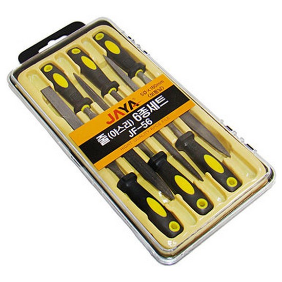 자야 줄 야스리 세트 JF-56 (6pcs)