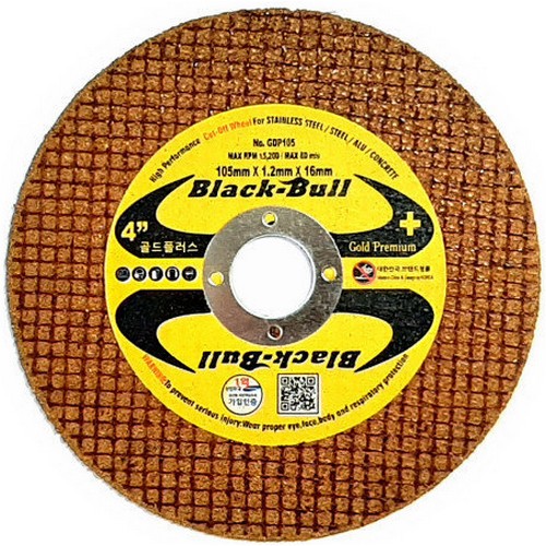 블랙불 4인치 골드 플러스 절단석 GDP105v2