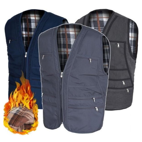 노블진  K 사다리 기모 조끼