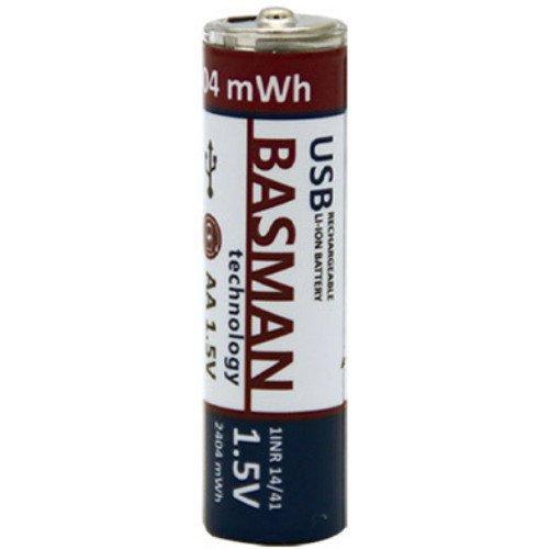 바스맨테크놀러지  USB C타입 충전 건전지 리튬이온 AA