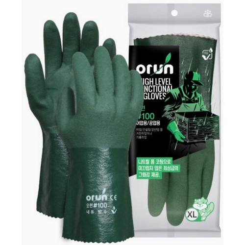 오런  고강도 니트릴 폼 코팅장갑 #100