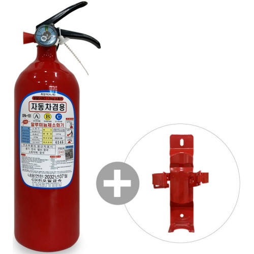 성우소방안전  분말 소화기 OPA-151 1.5kg + 거치대