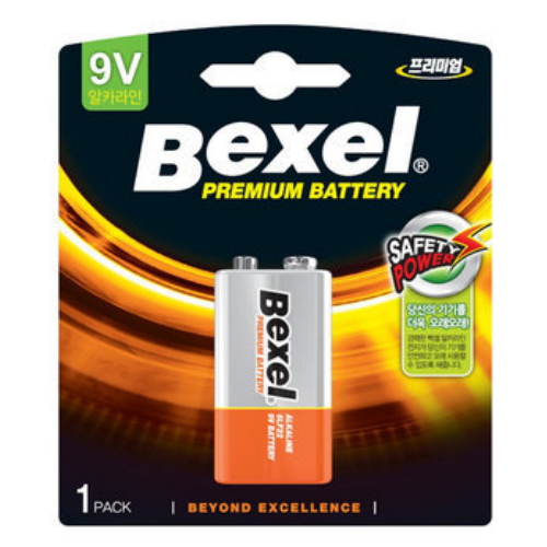 벡셀  프리미엄 알카라인 9V