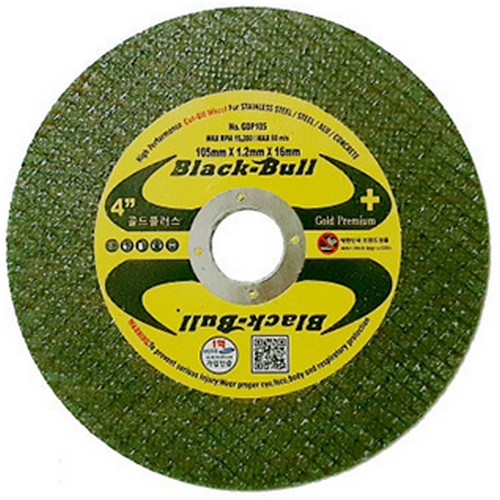 블랙불 4인치 골드 플러스 프리미엄 절단석 GDP105