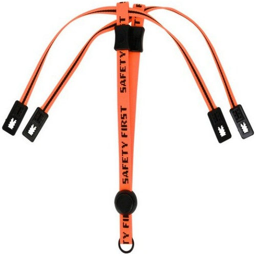 우리  안전모 턱끈 주황색