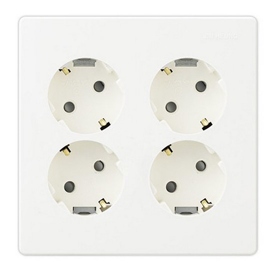 진흥전기  V시리즈 4구 콘센트