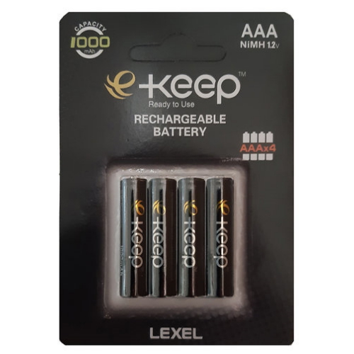 렉셀  e-keep 프로 니켈수소 AAA 1000mAh