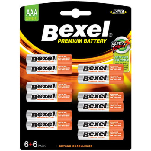 벡셀  프리미엄 알카라인 AAA