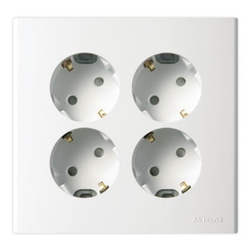 진흥전기  FS 매립 4구 콘센트