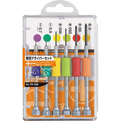 베셀 정밀 드라이버 세트 TD-56S (6pcs)