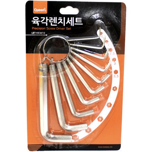 퀸즈 육각렌치세트 (10pcs)