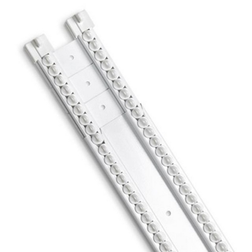 윈도우드레스 길이조절 이중커튼레일 4자