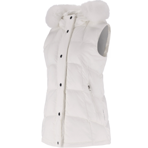 엘르골프 폭스 FUR 긴기장 패딩 베스트 6I81403