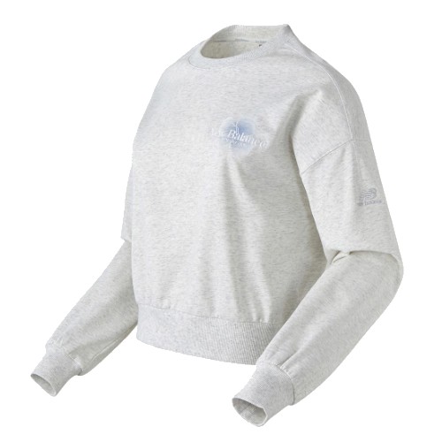 뉴발란스 세미크롭 라운드 맨투맨 NBNCD2W302