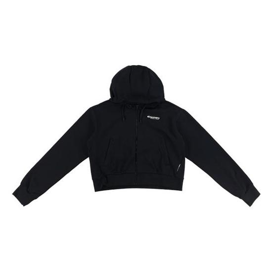 디스커버리익스페디션 크롭형 트레이닝 자켓 DWTR41031-BKS